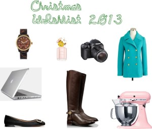 Christmas Wishlist 2013