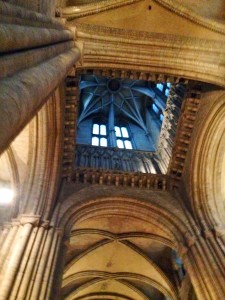 ceiling in durham cathedral