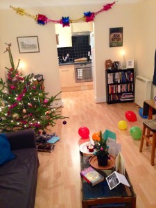 our flat decorated for christmas 2013