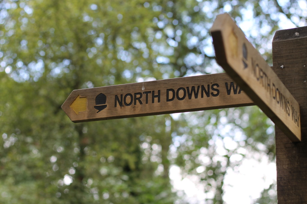 north downs sign