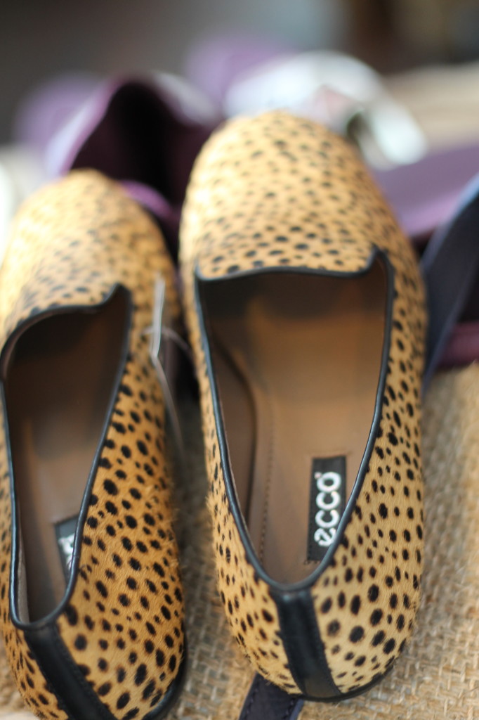ecco leopard print shoes