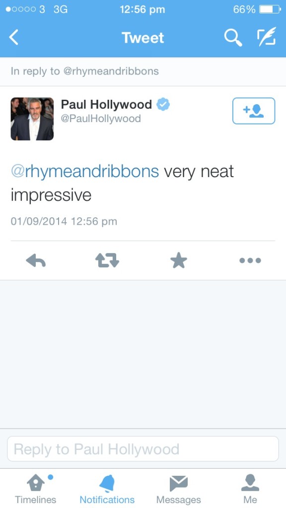 paul hollywood tweet