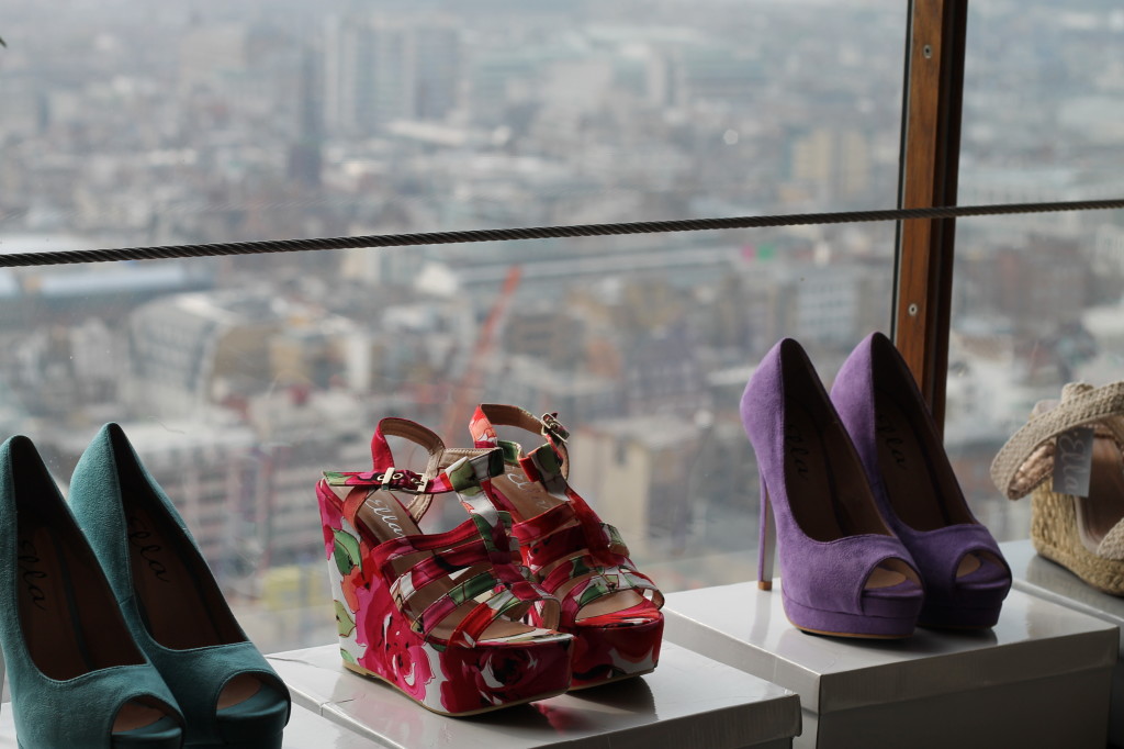 shoes and a view