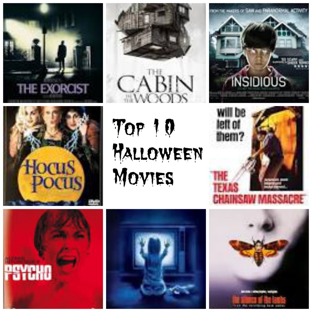 Horror films Collage