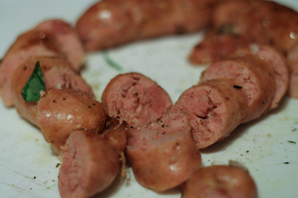 sausage chopped