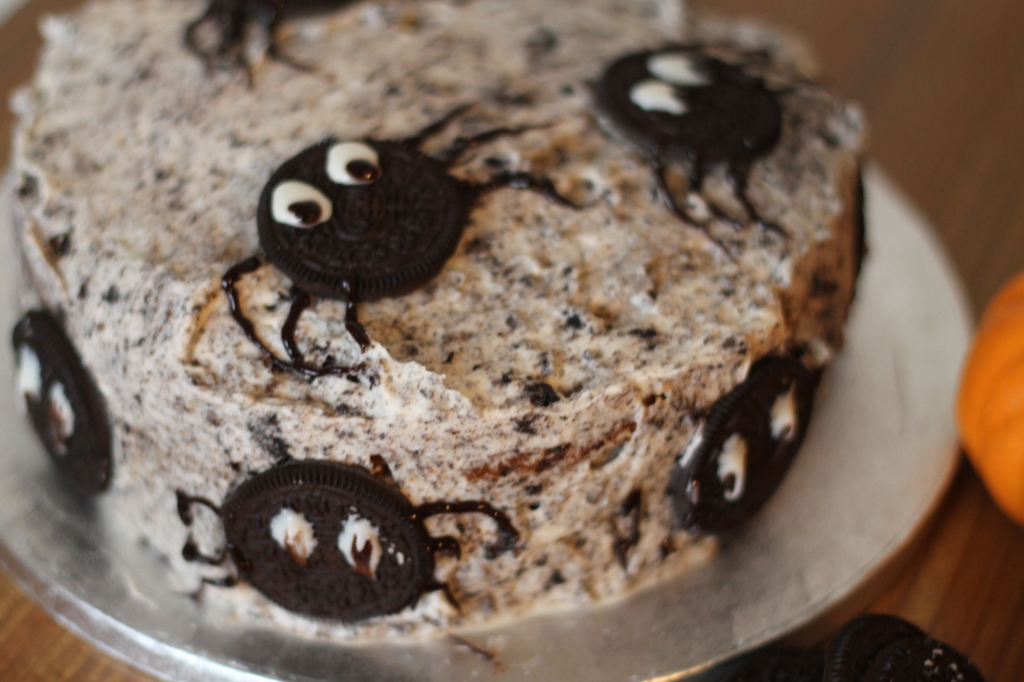 spider cake from the side