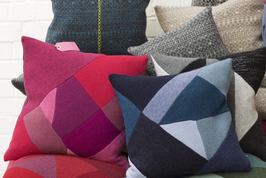 geometric pillows
