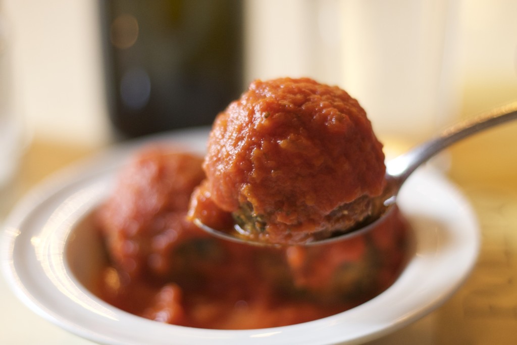 spinach and ricotta meatball