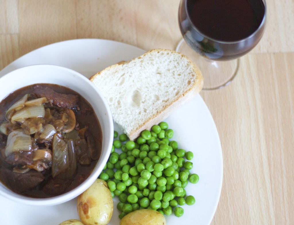 beef bourguignon meal