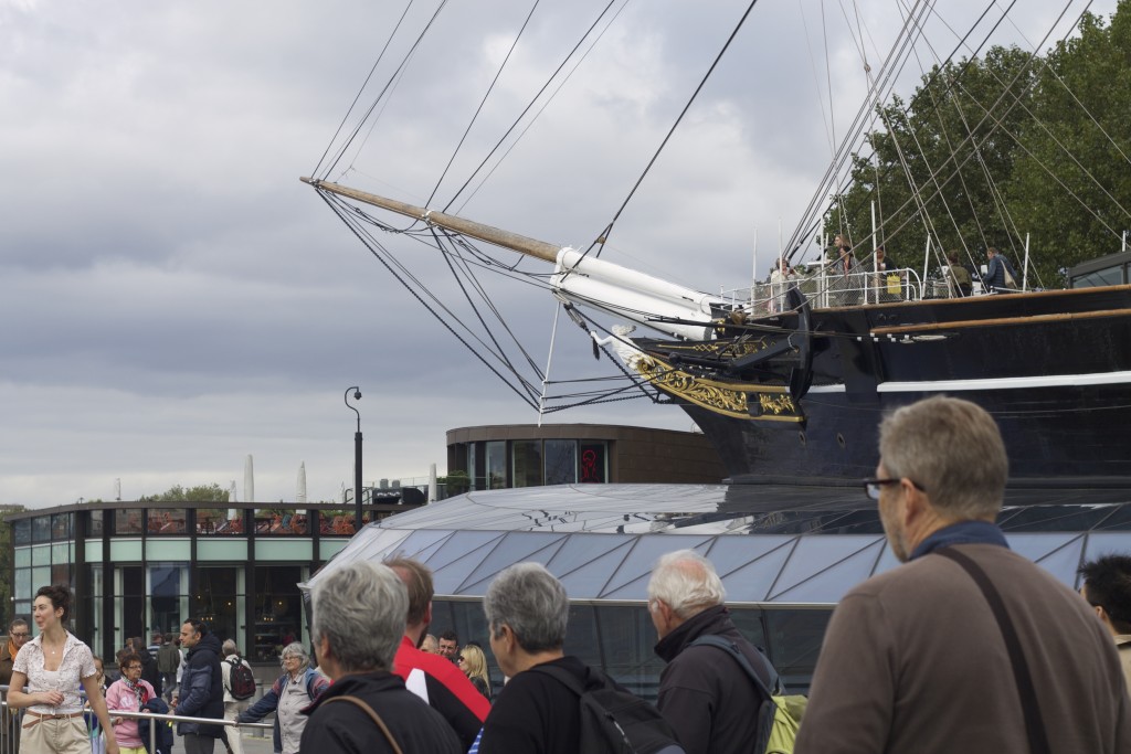 front of cutty sark