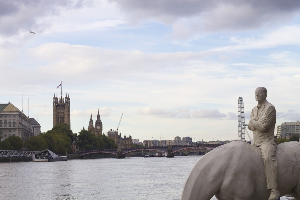 westminster and the white horses