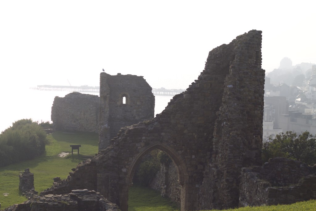 ruins of hastings castle