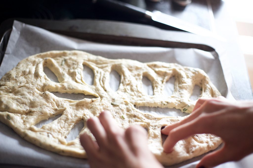fougasse-dough