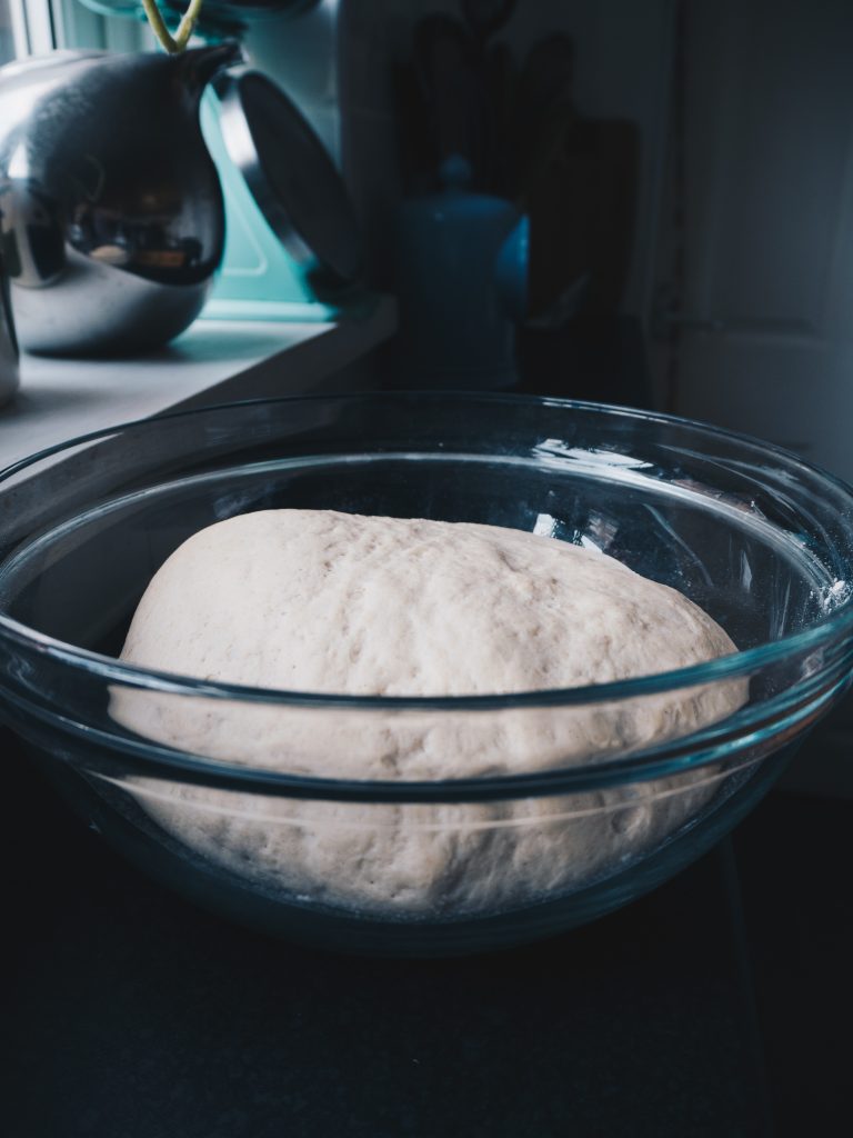 cottage loaf dough risen