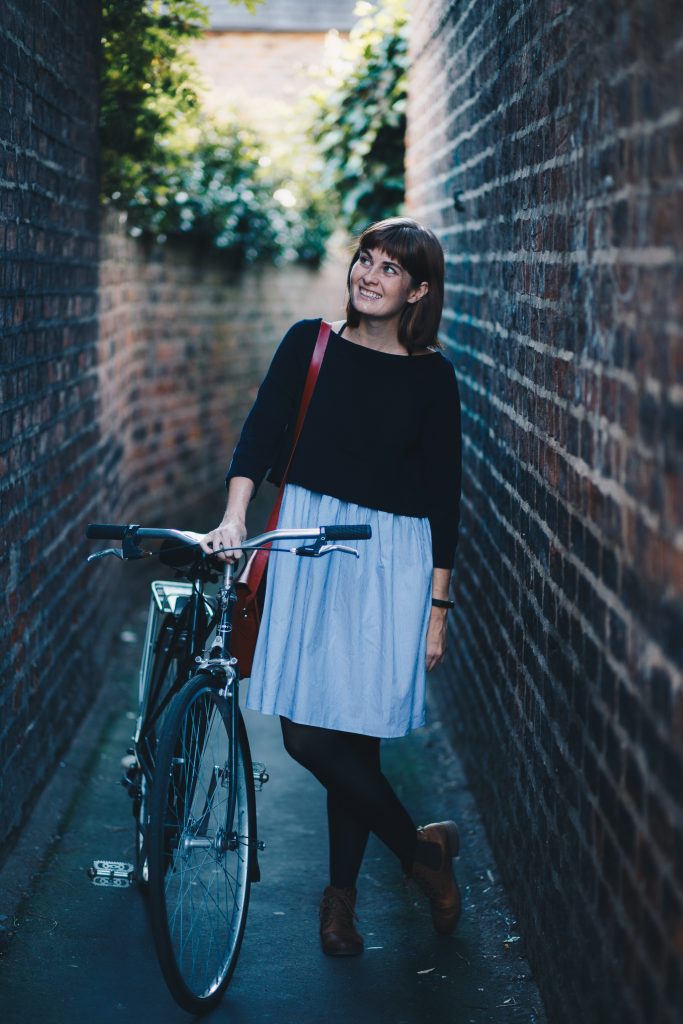 cos dress bicycle