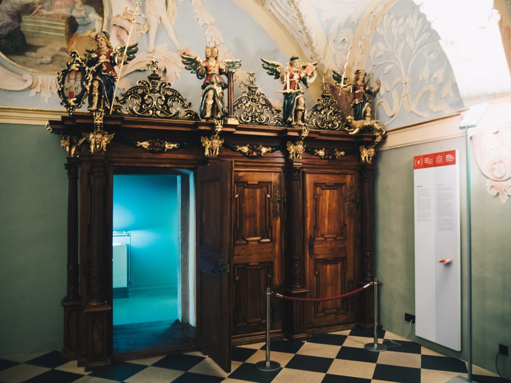 doors to court at the bratislava city museum