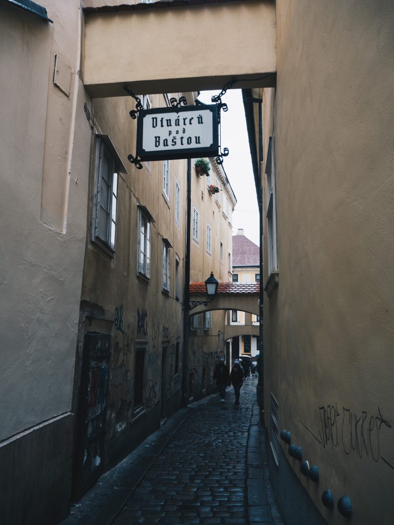 skinniest street in bratislava