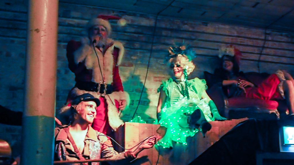 jingle bells, santa and the green fairy