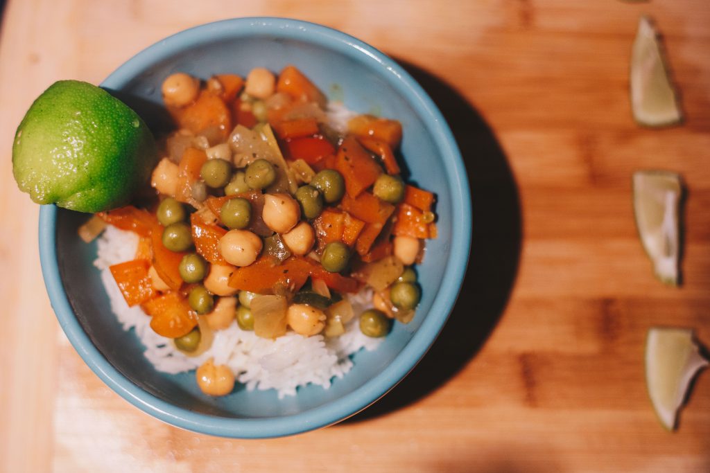 chickpea and lemongrass curry