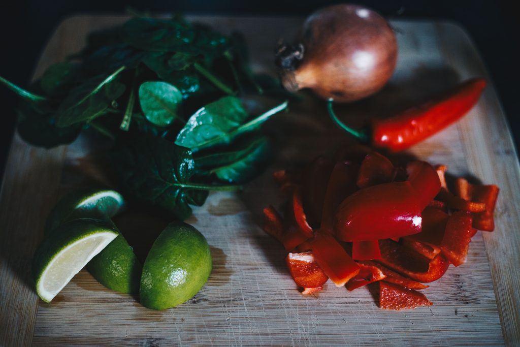 peppers and limes