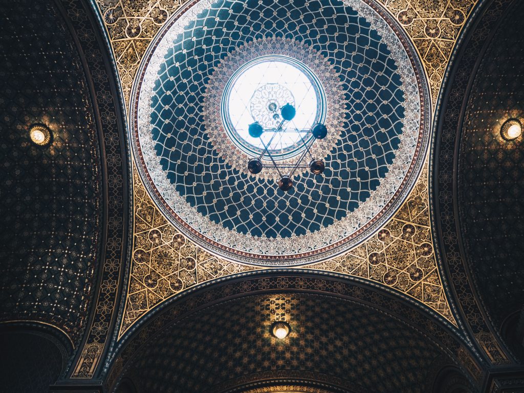 Spanish Synagogue ceiling
