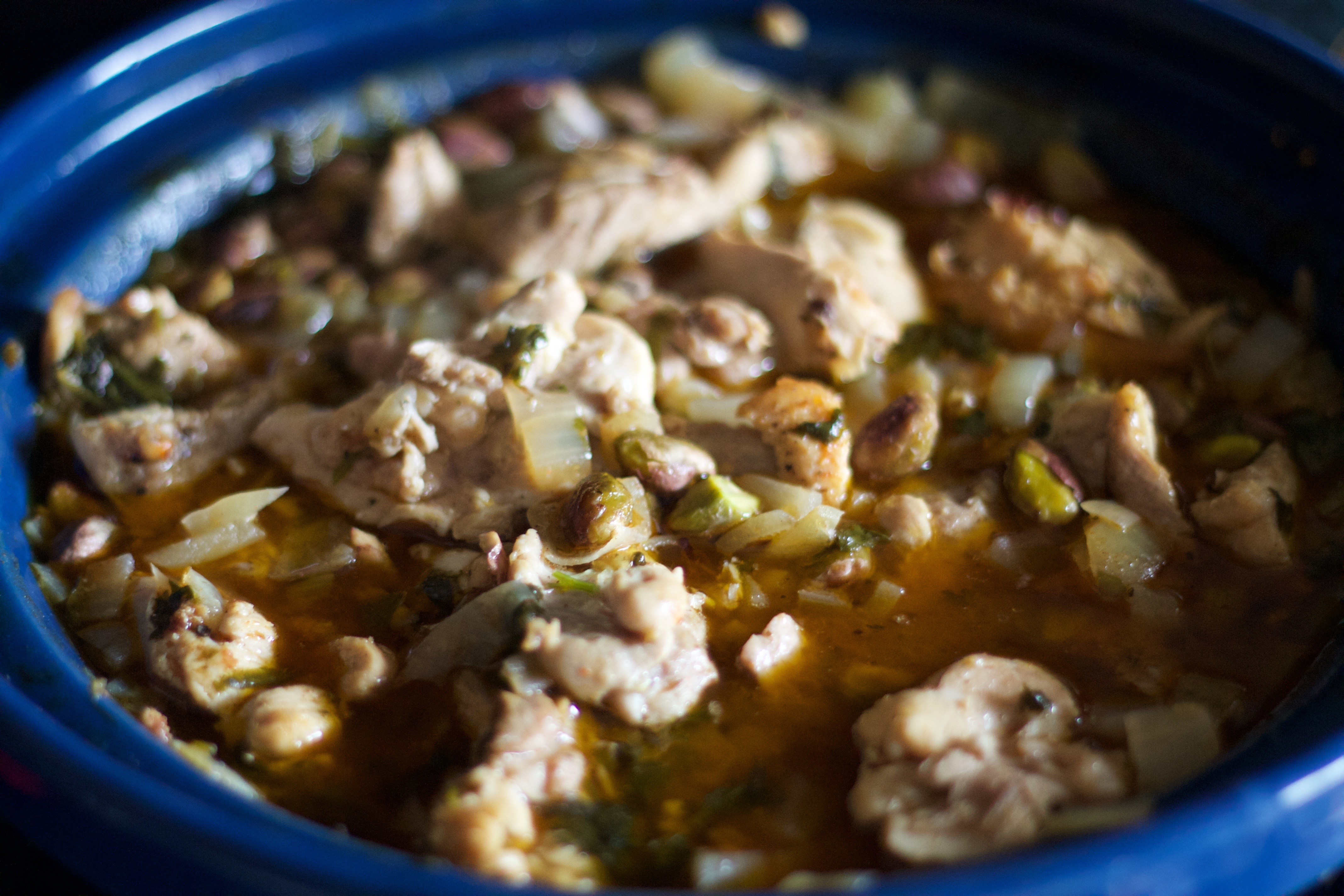 Cooking || Chicken Pistachio Tagine - Rhyme & Ribbons