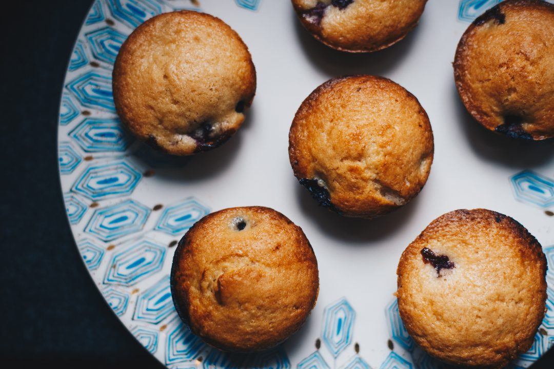 blueberry muffins (vegan)