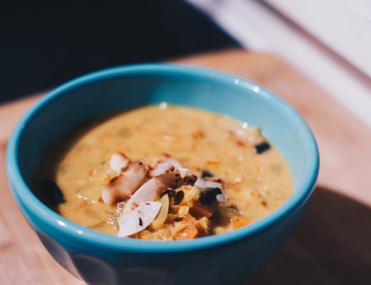 vegan coconut lentil soup