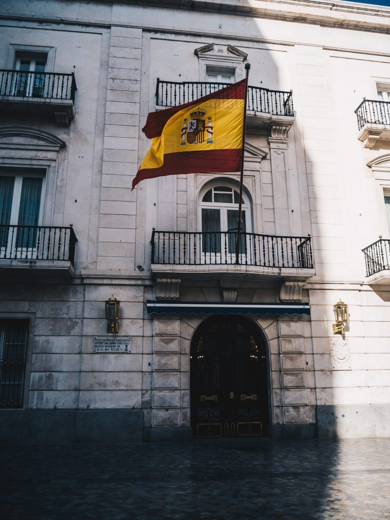 spanish flag in cartagena