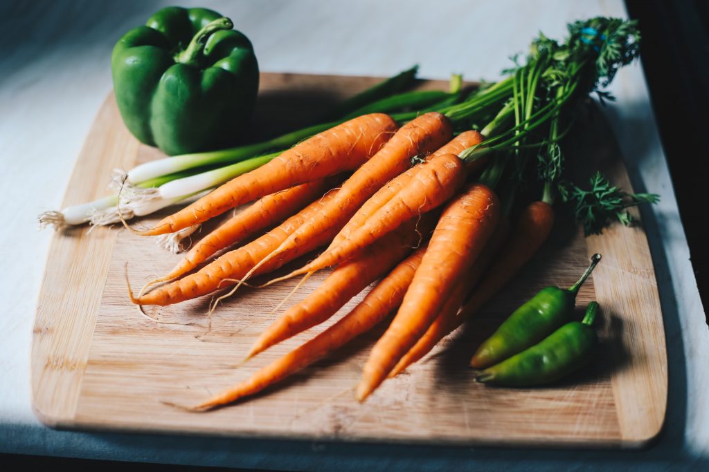 carrots and peppers
