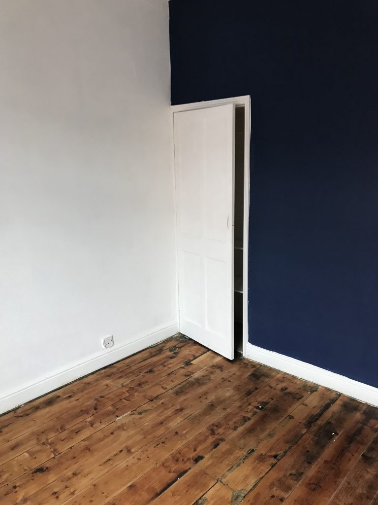 spare room painted and floors