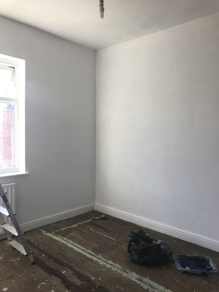 spare room painted