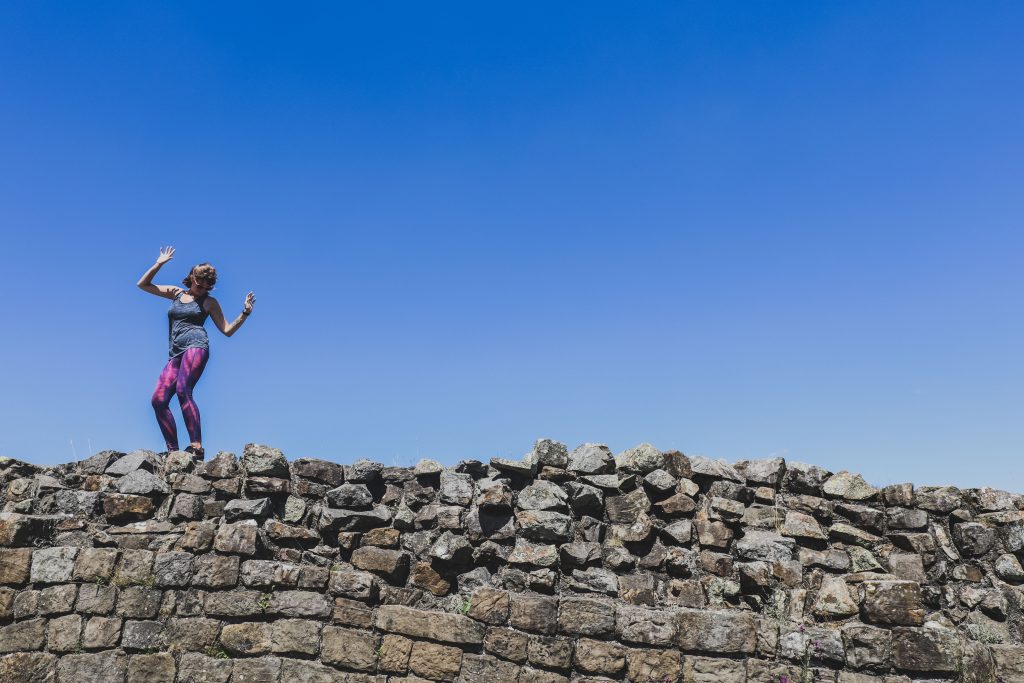 dancing on Hadrian's wall