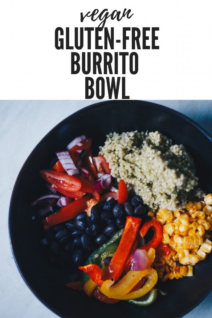 vegan gluten free burrito bowl